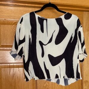 Black and White Women's Top